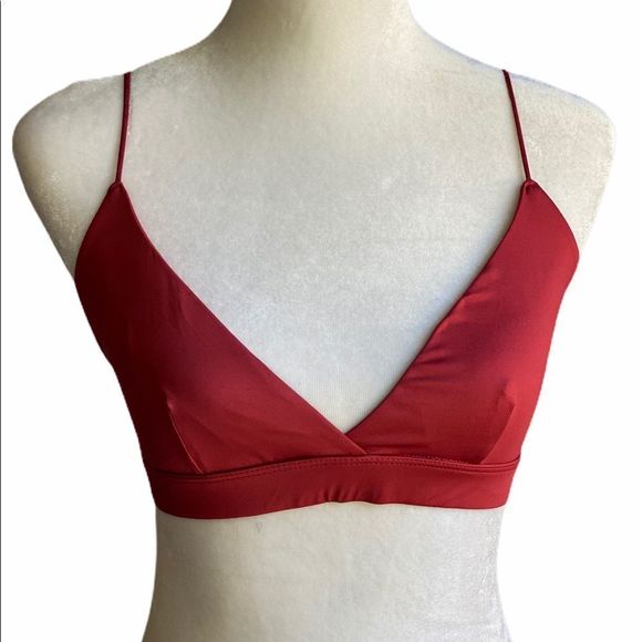 NWT Urban Outfitters Silky Triangle Bra - Picture 6 of 10